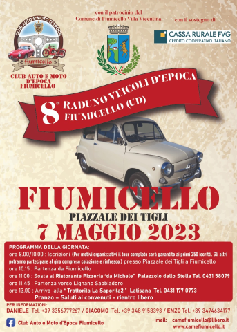 VIII raduno veicoli d'epoca a Fiumicello Villa Vicentina